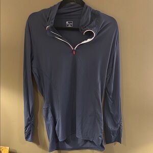 Title Nine Blue Hooded Sweatshirt